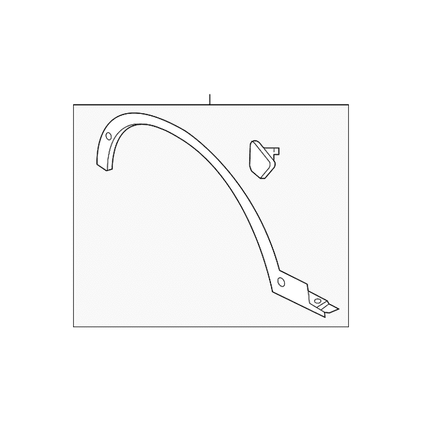 Genuine Ford Wheel Opening Molding CJ5Z-16268-AD